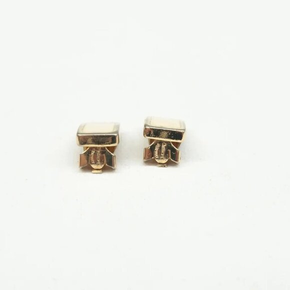 100% Authentic DIOR Gold-Tone Metal Clip-On Earrings 243-092924 - Picture 9 of 10